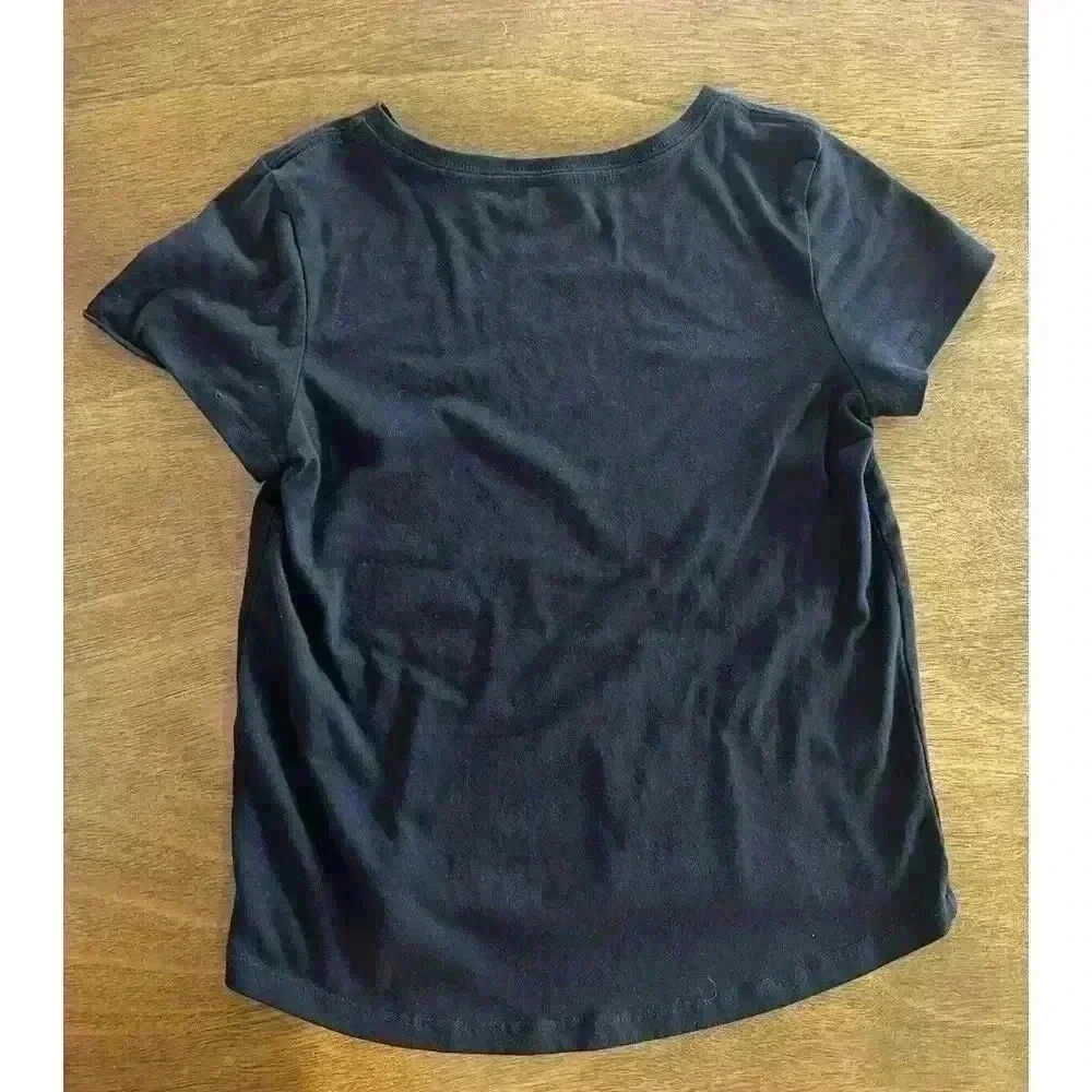 Girls Old Navy Softest Tee, Medium Color Black (0149) Check Pics For Condition